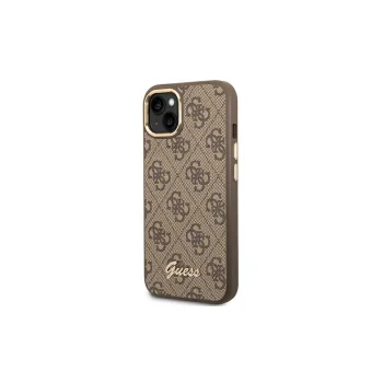 Guess GUHCP14XHG4SHW iPhone 14 Pro Max dėklas, rudas
