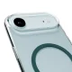 Puro Lite Mag dėklas, skirtas iPhone 17 Air, skaidrus su žydru žiedu