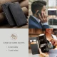 Atverčiamasis odinis dėklas Samsung Galaxy A34, juodas