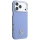 Guess Grained Round Strass Logo MagSafe dėklas telefonui iPhone 18 Pro Max / 17 Pro Max, juodas