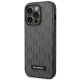 Karl Lagerfeld Saffiano Mono Metal Logo dėklas iPhone 14 Pro Max, pilkas