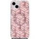 Guess dėklas iPhone 15 Plus / 14 Plus IML GCube MagSafe, rožinis
