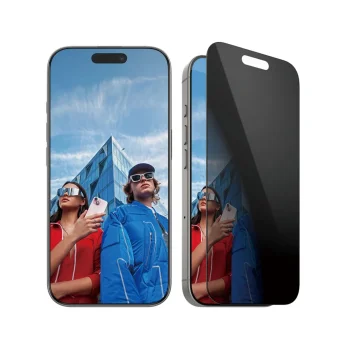 „PanzerGlass Privacy“ apsauginis stiklas, skirtas „iPhone 16 Pro“ 6.3"