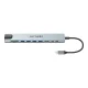 USB-C jungčių stotelė Blitzwolf BW-TH5 10in1, sidabrinė