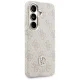 Guess 4G Rhinestone Round Logo MagSafe case for Samsung Galaxy S26, pink