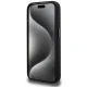 Mercedes AMG Silicone Large Rhombuses dėklas iPhone 15 Pro su MagSafe, juodas