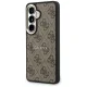 Dėklas Guess 4G Embossed Ring MagSafe skirtas Samsung Galaxy S26, rudas