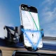Automobilinis telefono laikiklis Dudao F2N į ventiliacijos groteles 360°, juodas