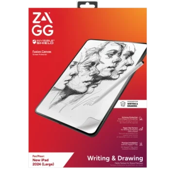 ZAGG InvisibleShield Fusion Canvas Antibacterial Protective Film Imitating Paper for iPad Air 13" 2024