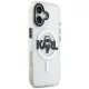 Karl Lagerfeld IML Karl Sketch Logo MagSafe dėklas telefonui iPhone 17, skaidrus