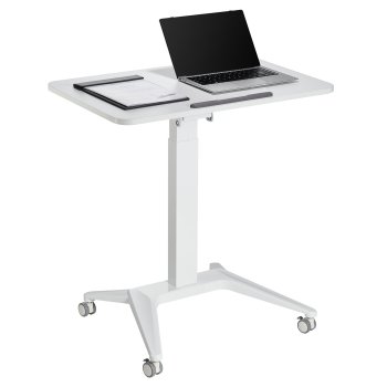 Mobilus nešiojamojo kompiuterio stalas Maclean MC-453W, 80x52cm, baltas