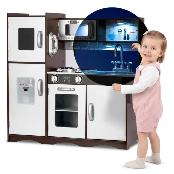 Medinė žaislinė retro virtuvėlė Ricokids 7833