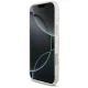„Guess“ IML Flowers Allover MagSafe dėklas iPhone 18 Pro Max / 17 Pro Max su perlų dirželiu, baltas