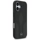 Mercedes dėklas iPhone 17 telefonui Leather The Move MagSafe, juodas