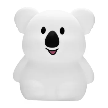 Vaikiškas silikoninis LED naktinis šviestuvas Redleaf Silly Koala, RGB, 700 mAh