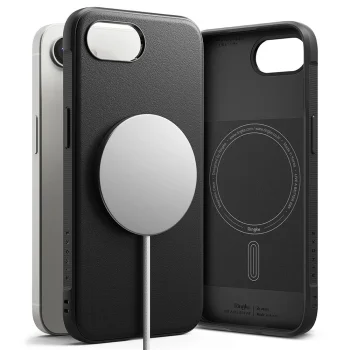 Ringke Onyx Magsafe dėklas telefonui iPhone 16e / 17e, juodas