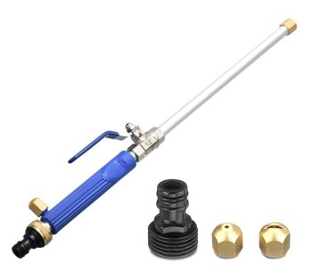 High Pressure Water Spray Lance for 3/4" Garden Hose, Blue