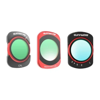 Filtrų rinkinys Sunnylife Osmo Pocket 4 / 3 (Black Mist 1/4, VND, CPL)