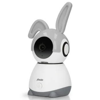 Alecto SMARTBABY10 Wi-Fi kūdikio stebėjimo monitorius su kamera, baltas/pilkas