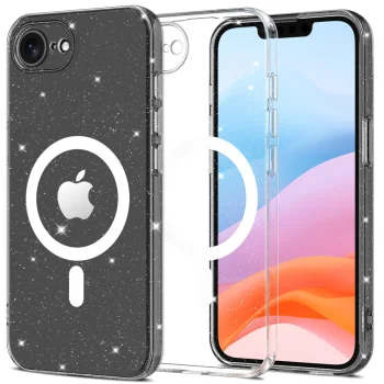 Tech-Protect FlexAir MagSafe dėklas skirtas iPhone 16e / 17e, skaidrus