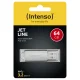 USB atmintinė Intenso Jet Line 64 GB USB 3.2 Gen 1x1, sidabrinė