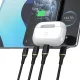 Dudao L25L 30W USB-A į Lightning silikoninis laidas 1 m, juodas