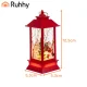 Christmas LED Lantern with Flameless Candle Ruhhy 26752, Red