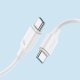 Joyroom Long-Lasting Series A9 USB-C į USB-C laidas 60W 1m, baltas