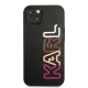 „Karl Lagerfeld Multipink Brand“ dėklas „iPhone 13 mini“ telefonui, juodas
