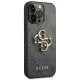 Dėklas Guess 4G Big Metal Logo telefonui iPhone 14 Pro 6.1\", pilkas