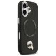 Karl Lagerfeld Karl Pin MagSafe dėklas, skirtas iPhone 17, juodas