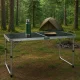 Multigarden GMFC-FY12060 sulankstomas turistinis stalas, 120x60 cm, juodas
