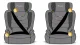 Automobilinė kėdutė Nukido Louis Soft 15-36 kg ISOFIX, juoda