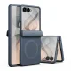 Tech-Protect Kevlar Aura MagSafe dėklas Samsung Galaxy Z Flip 8, tamsiai mėlynas