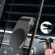 Magnetinis automobilinis telefono laikiklis ventiliacijos grotelėms, Juodas