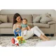 Ricokids RK-744 2-in-1 edukacinė vaikštynė su skydeliu, balta