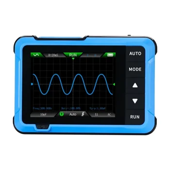 Nešiojamas „du viename“ mini osciloskopas ir signalų generatorius FNIRSI DSO510, 10 MHz