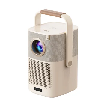 Yaber T2 Plus GTV 1080p 450 ANSI Google TV Projector with Battery - Beige