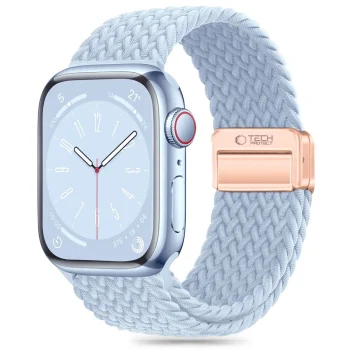 Tech-Protect Nylonmag dirželis Apple Watch 4/5/6/7/8/9/SE (38/40/41 mm), mėlynas