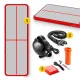 Pripučiamas gimnastikos takelis 4FIZJO AirTrack 6 x 2 x 0,2 m, raudonas