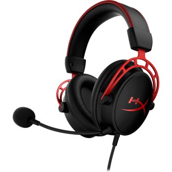 HyperX Cloud Alpha žaidimų ausinės (4P5L1AM#ABB), juodos/raudonos