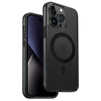 Uniq LifePro Xtreme Magclick dėklas, skirtas iPhone 14 Pro Max, juodas / pilkas