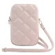 Telefono krepšelis Guess Zip Quilted 4G, rožinis