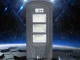 LED solar street lamp with remote, motion and dusk sensor, IP65