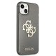 Dėklas iPhone 13 mini Guess Glitter 4G Big Logo, juodas