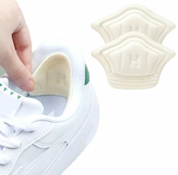 Self-Adhesive Shoe Heel Grips 5mm, White