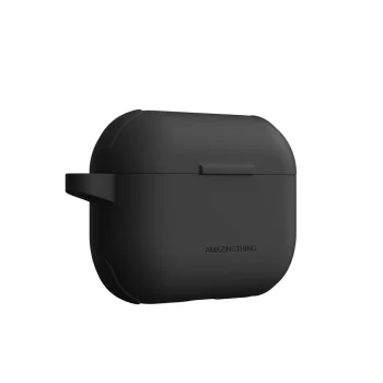 Ausinių dėklas AmazingThing Omni Case skirtas AirPods Pro 3, juodas