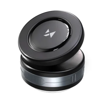 Wozinsky WUSQ-01 Car Holder with Qi Charger, MagSafe Compatible, Black