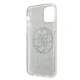 Guess 4G Circle Glitter dėklas iPhone 11 Pro Max, chaki