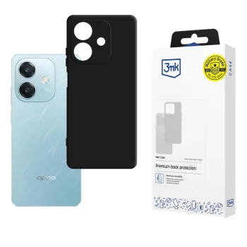 Dėklas 3mk Matt Case telefonui Oppo A60 5G, matinė juoda